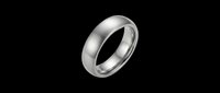 Polished silver wedding band ring isolated on transparent background, ready for jewelry design, e-commerce, print-on-demand, and digital product mockups.
