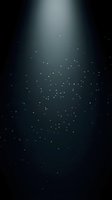 Glowing particles float upward through dark space with ethereal light rays streaming from above, creating a mystical atmosphere for digital backgrounds and visual effects.