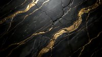 Black marble surface with luxurious gold veining, ideal for elegant backgrounds, interior design projects, and premium product presentations.