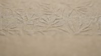 Bird footprints scattered across smooth sandy beach surface creating natural patterns in warm beige sand texture for wildlife and nature concepts.