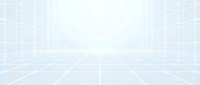 Abstract digital grid perspective space with white lines and light blue tones, suitable for technology, innovation, and futuristic design backgrounds.