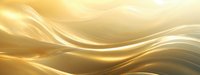 Luxurious golden waves flow in smooth curves creating elegant abstract background with light and shadow effects for luxury brand designs and presentations.