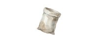 Crumpled kraft paper bag isolated on white background, suitable for packaging design, branding mockups, and commercial product presentations.