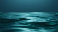 Abstract teal blue flowing waves with smooth gradients creating dynamic motion background for modern digital design and presentations.