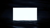 White blank card on dark wooden surface with dramatic lighting for mockup and branding design projects.