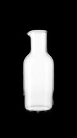 Clear glass pitcher or carafe isolated on transparent background, ready for design use on t-shirts, clipart, stickers, print-on-demand products, and sublimation projects.