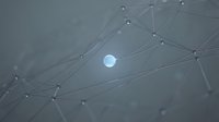 Connected nodes and glowing sphere representing network technology, data communication, digital connectivity, and global information systems for tech backgrounds.