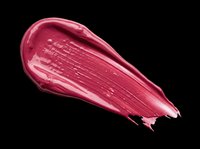 Vibrant magenta lipstick swatch with glossy finish, isolated on transparent background. Ready for beauty product design, cosmetics packaging, makeup tutorials, and print-on-demand applications.