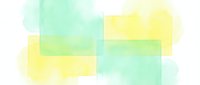 Soft watercolor squares in mint green and yellow tones creating abstract geometric pattern on white background for modern design projects.