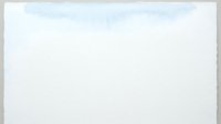Blank white paper texture with subtle watercolor wash effect, isolated on white background for design mockups, presentations, and creative projects.