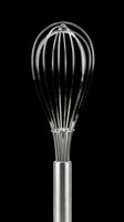 Kitchen whisk isolated on transparent background, ready for culinary design projects, t-shirt graphics, clipart, stickers, print-on-demand products and sublimation applications.