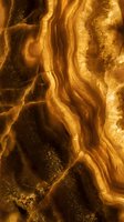 Golden brown agate stone texture with flowing wavy patterns and natural mineral formations for luxury interior design and geological backgrounds.
