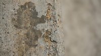 Weathered concrete surface with rust stains and natural aging patterns showing texture and decay for industrial or urban design projects.
