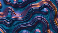 Abstract fluid waves with vibrant colors creating dynamic flowing patterns for modern digital art and contemporary design backgrounds.