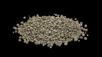 Pile of gray gravel pebbles isolated on transparent background, ready for design use in stickers, print on demand, clipart, T-shirts, and sublimation projects.