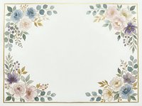 Vintage floral frame with watercolor roses, peonies, and eucalyptus leaves in soft pastels. Isolated on white background, ready for invitations, cards, and design projects.