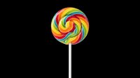 Colorful swirl lollipop on a stick, isolated on transparent background, ready for t-shirt design, stickers, clipart, print on demand, and sublimation projects.