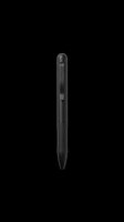 Black digital stylus pen isolated on transparent background, ready for sticker, clipart, print on demand, sublimation, and t-shirt design use.