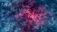 Mystical cosmic nebula with vibrant pink and blue colors creating ethereal space background perfect for astronomy themes, fantasy designs and celestial art projects.