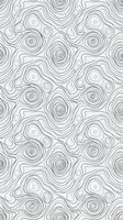 Abstract topographic contour lines seamless pattern with flowing organic shapes and concentric circles creating continuous tileable background for textile design.