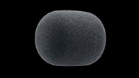 Charcoal gray rounded stone or pebble isolated on transparent background, ready for design use in t-shirts, clipart, stickers, print-on-demand products, and digital crafts.