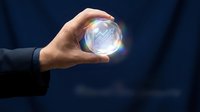Hand holding glowing globe with digital circuit patterns, representing global technology, innovation, and future connectivity for business and corporate concepts.