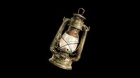 Vintage rusty kerosene lantern, watercolor style, isolated on transparent background. Ready for t-shirt design, stickers, clipart, print on demand, and sublimation projects.