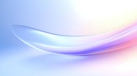 Smooth flowing abstract wave design in soft pastel colors featuring gentle curves and gradients from blue to purple and pink on light background.