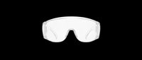 Clear safety goggles isolated on transparent background, ready for t-shirt design, stickers, clipart, print on demand, and sublimation projects.