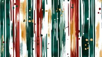 Festive watercolor stripes in green, red, and gold with scattered dots create modern holiday pattern. Seamless repeat design for wrapping paper and seasonal decor.