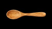 Wooden spoon isolated on transparent background, ready for kitchen design, cooking clipart, recipe graphics, t-shirt prints, and print-on-demand products.
