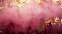 Luxurious pink and gold abstract background with metallic accents and fluid watercolor effects, suitable for elegant designs, invitations, and premium branding projects.