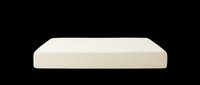 Cream white foam mattress isolated on transparent background, ready for design use in clipart, print on demand, stickers, T-shirt design, and sublimation projects.