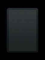 Modern dark tablet computer isolated on transparent background, ready for design use in mockups, clipart, stickers, print on demand, and t-shirt design projects.