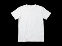 Blank white t-shirt isolated on transparent background, ready for custom design, sublimation, print-on-demand, and apparel projects. Perfect for mockups and merchandise creation.
