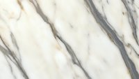 Elegant white marble surface with dramatic gray veining patterns for luxury interior design and architectural applications.