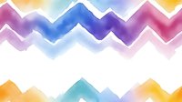 Watercolor chevron stripes in vibrant rainbow hues fade into white space. Soft blended colors create flowing wave patterns ideal for backgrounds, web design, and creative projects.