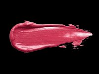 Vibrant pink lipstick stroke isolated on transparent background, ready for beauty product design, cosmetics packaging, makeup tutorials, and print-on-demand applications.