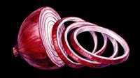 Red onion sliced into rings, isolated on transparent background, ready for culinary design, food packaging, recipe graphics, cooking blogs, restaurant menus, and print-on-demand kitchen products.