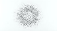 Abstract geometric pattern with intersecting lines creating diamond shapes on white background for modern design projects.