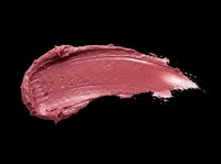 Dusty rose lipstick smear swatch isolated on transparent background, ready for beauty, cosmetic, makeup branding, stickers, print on demand, and T-shirt design use.