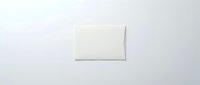 Blank white business card mockup on light background for branding and corporate identity design projects.