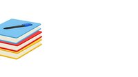 Stacked colorful sticky notes with pen isolated on white background, ready for design use on marketing materials and office supplies.