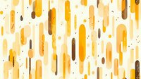 Abstract yellow and orange vertical shapes with brown accents on cream background, creating dynamic pattern for modern graphic design projects.