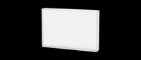 Blank whiteboard with gray frame isolated on transparent background, ready for clipart, design elements, print-on-demand, sublimation, and t-shirt graphics.