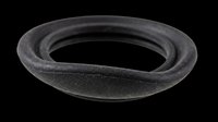 Rubber eyecup seal ring isolated on transparent background, ready for clipart, print on demand, stickers, T-shirt design, and sublimation projects.