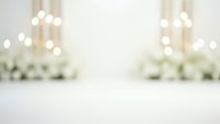 Soft blurred interior background with warm bokeh lights and elegant atmosphere for product display, wedding photography, or luxury branding projects.