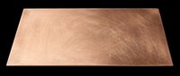 Copper metal sheet with brushed texture, isolated on transparent background. Ready for T-shirt design, stickers, print on demand, clipart, and sublimation projects.
