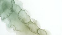 Abstract green watercolor paint stroke with organic flowing shapes on white background for artistic design projects and creative layouts.