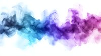 Colorful smoke flow in blue, purple and pink tones creating ethereal abstract design for creative backgrounds.